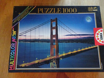 1000 Golden Gate San Francisco, Educa, Puzzle, vollständig, 7-1