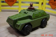 Matchbox Lesney 28 Stout Army Tank Olive Rolamatic England 1/64 ac21e