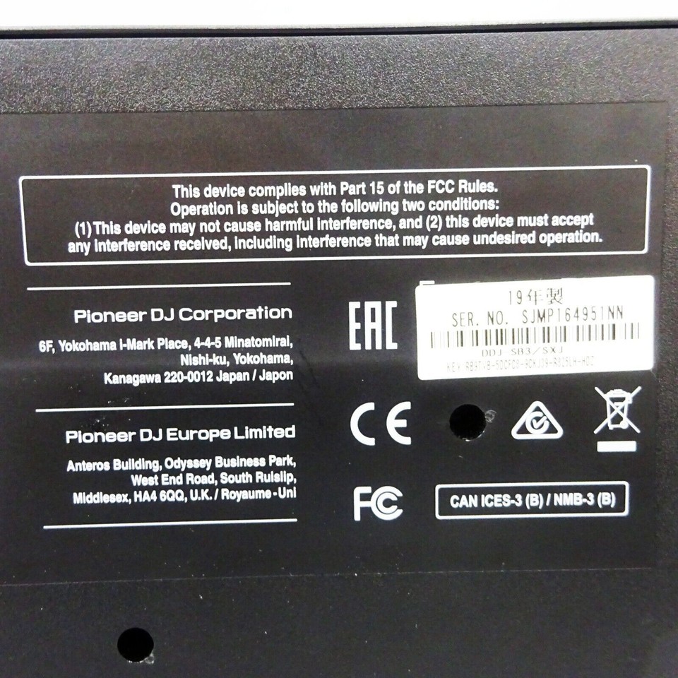 Pioneer DJ DDJSB3 DJ Controller from Japan Used eBay