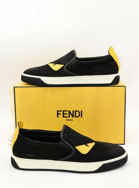 fendi monster slip on