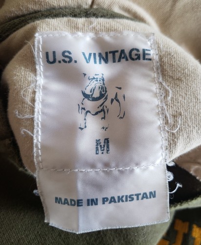 U.S. Vintage John Deere Logo Girl Pullover Drawstring Hoodie Jacket MD Green - Picture 4 of 4