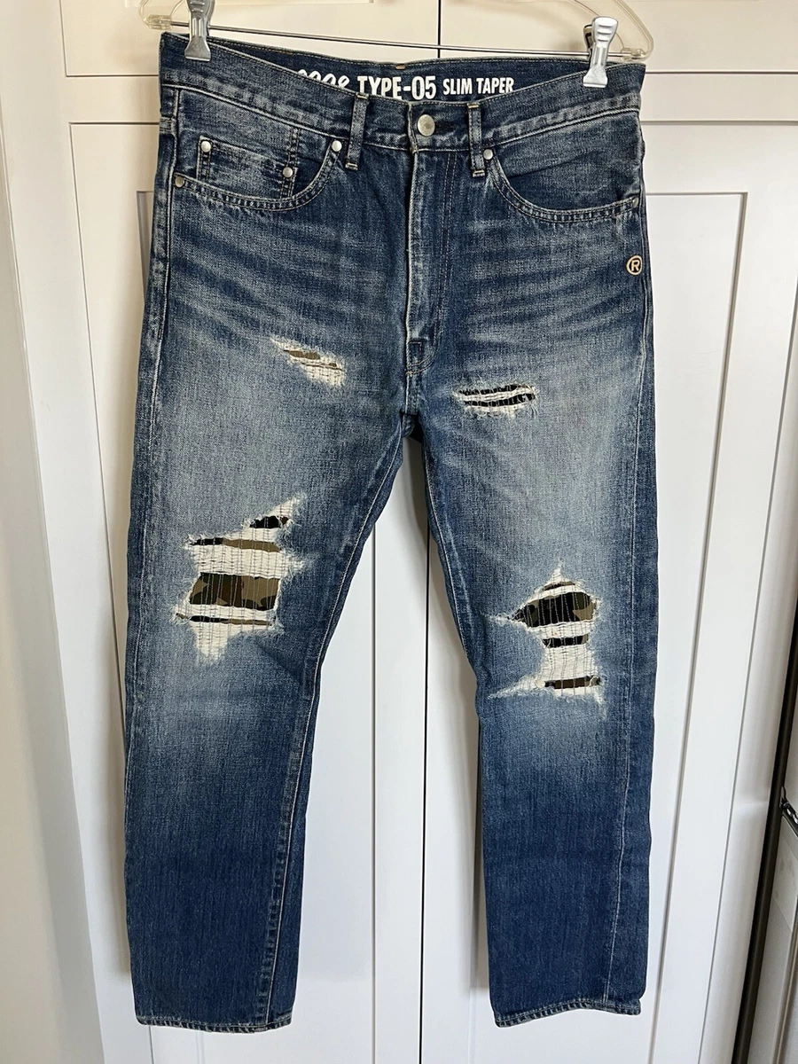 Mizuno 　A Bathing Ape ストレートデニム　Ｍサイズ Mizuno A Bathing Ape ストレートデニム Mサイズ Mizuno A Bathing