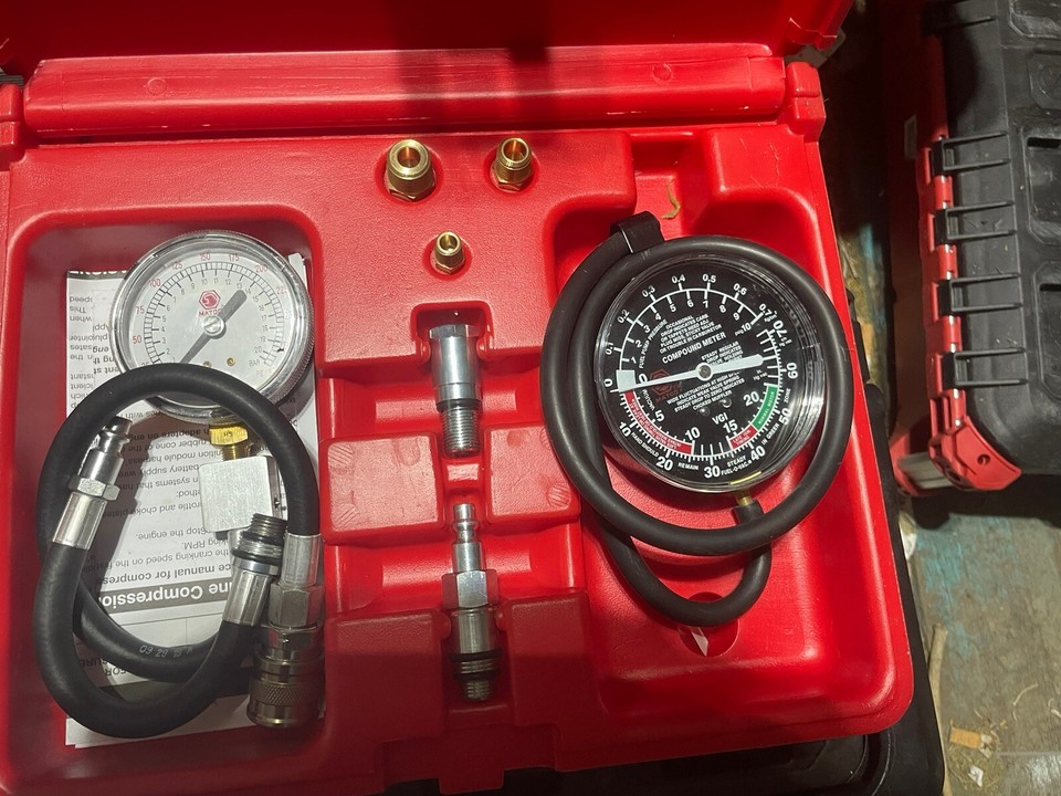 Matco Tools Compression Tester Set Like New!!! eBay