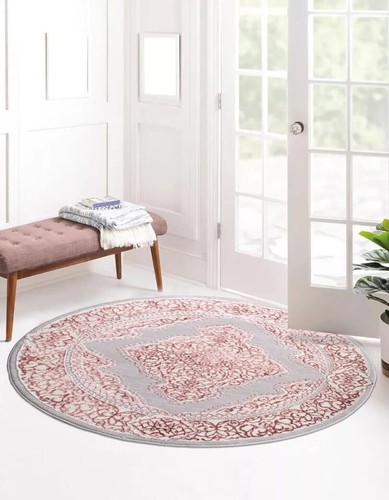 Super Hallway Round Rug NonSlip Kitchen Living Room Bedroom Office Circle Rug UK - Picture 14 of 19