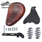 Brown Motorcycle Bobber Solo Seat Spring For Yamaha V Star 1300 1100 950 650 250