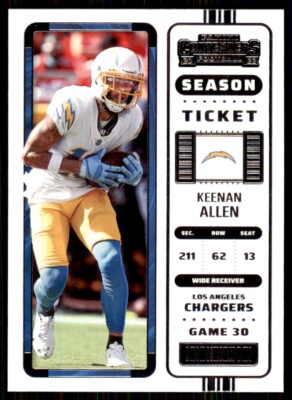 2022 Panini Contenders Keenan Allen Football Cards #75