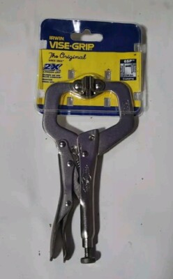 IRWIN Vise Grip 6SP Swivel Pad Clamp Locking Pliers - FREE SHIPPING 