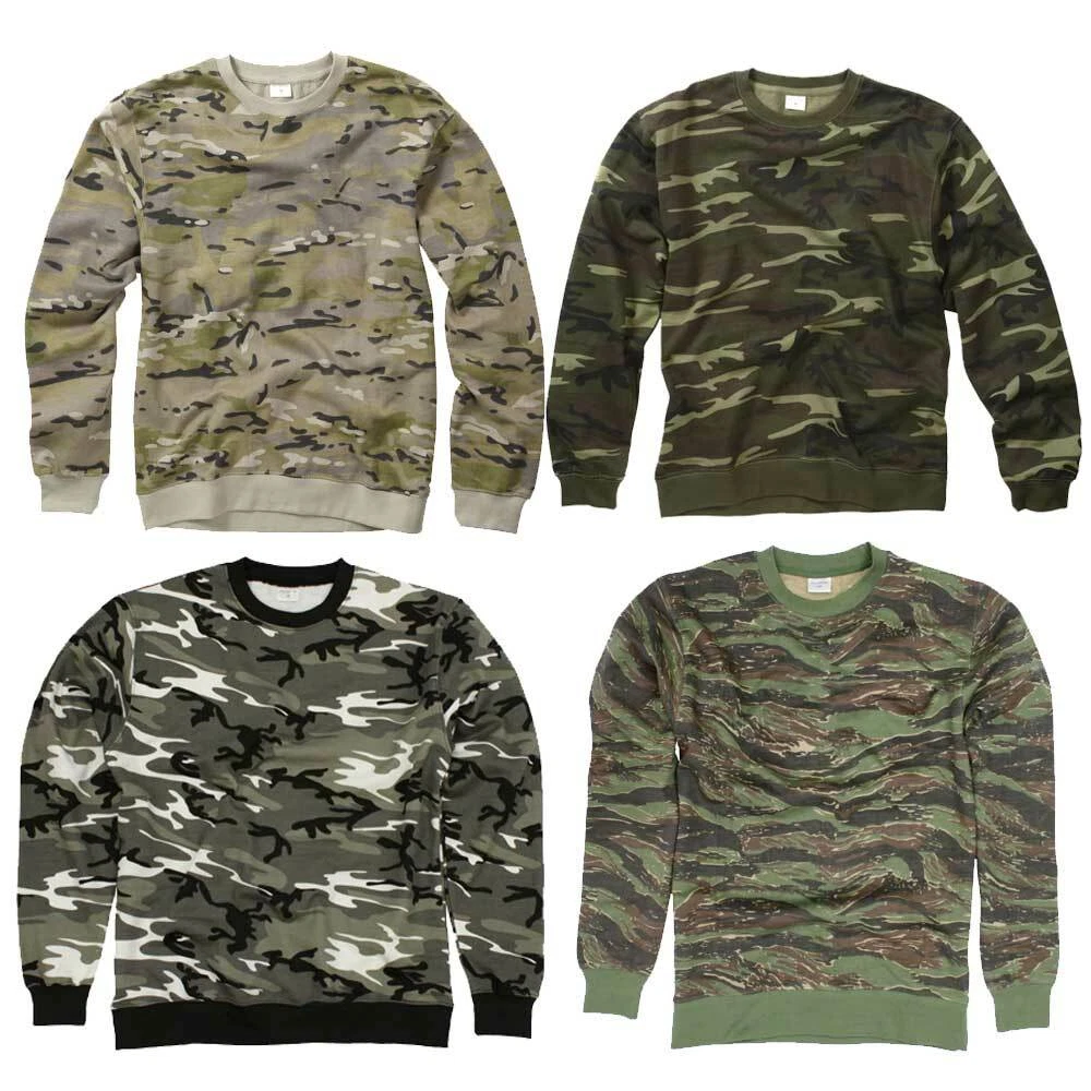 Army Jumper Combat Sweatshirt Tactical Sweater Snow Camo Urban MTP Camouflage