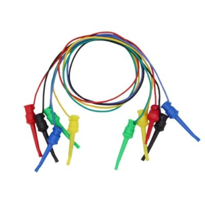 Double-Ended Test Hook Wires 5PCS Silicone Test Leads Test Cables Dual IC Tes...