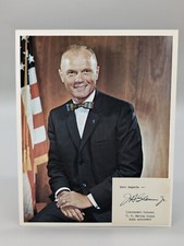 Eight Original 1962 NASA Group One-Two Apollo Astronaut Autopen Signed Portraits