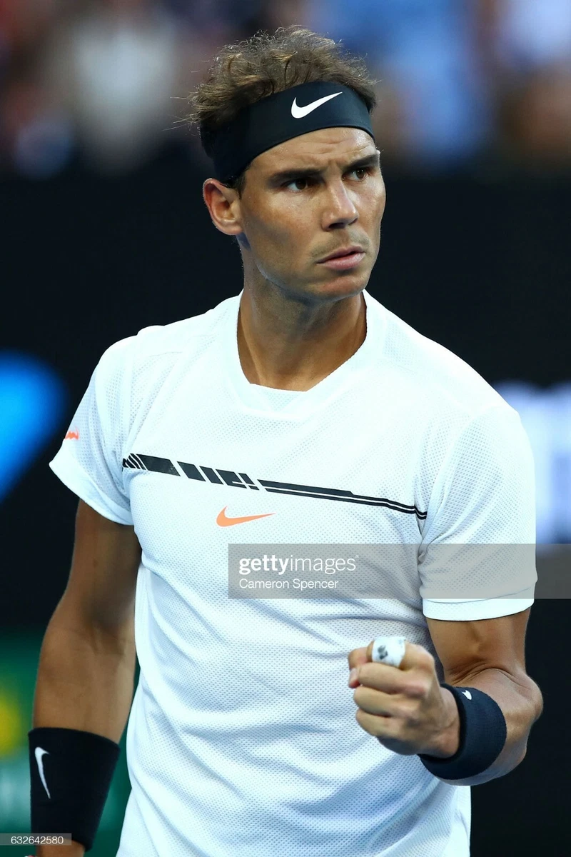 Nike Rafael Nadal 2017 Australian Open Tennis T Shirt Size M RARE