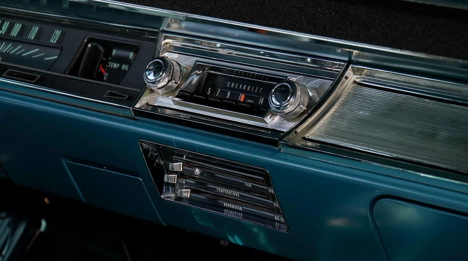 Nuevo juego de perillas de control de temperatura de calefacción de aire acondicionado cromadas / para Chevy 1958-1974 listado Foto 2 de 4