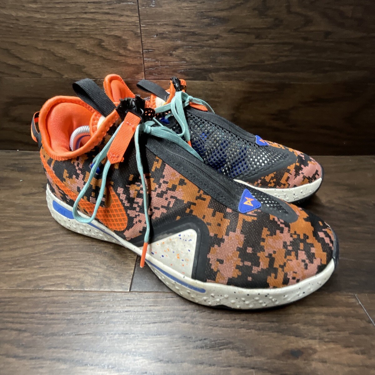 Nike PG 4 Digi Camo Light Cream Total Orange CD5079-200  display picture 2