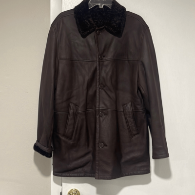 Valstar Milano Shearling Coat Men's 48 | eBay