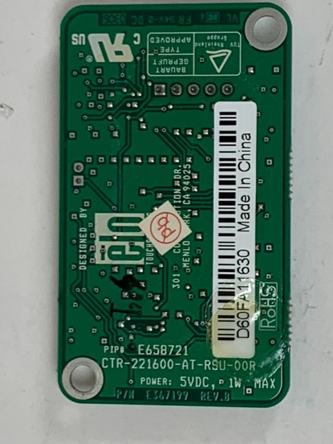 Scheda Controller Elo Touch Solutions E921253 CTR-270100-IT-RSU-00R Per Touchscreen