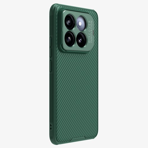 For Xiaomi 14 / Pro Flip Lens Cover Metal Kickstand 3D Textured Magnetic Case - Zdjęcie 39 z 60