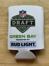2025 NFL FOOTBALL DRAFT Green Bay WI Bud Light Beer Can Cooler Koozie PROMO