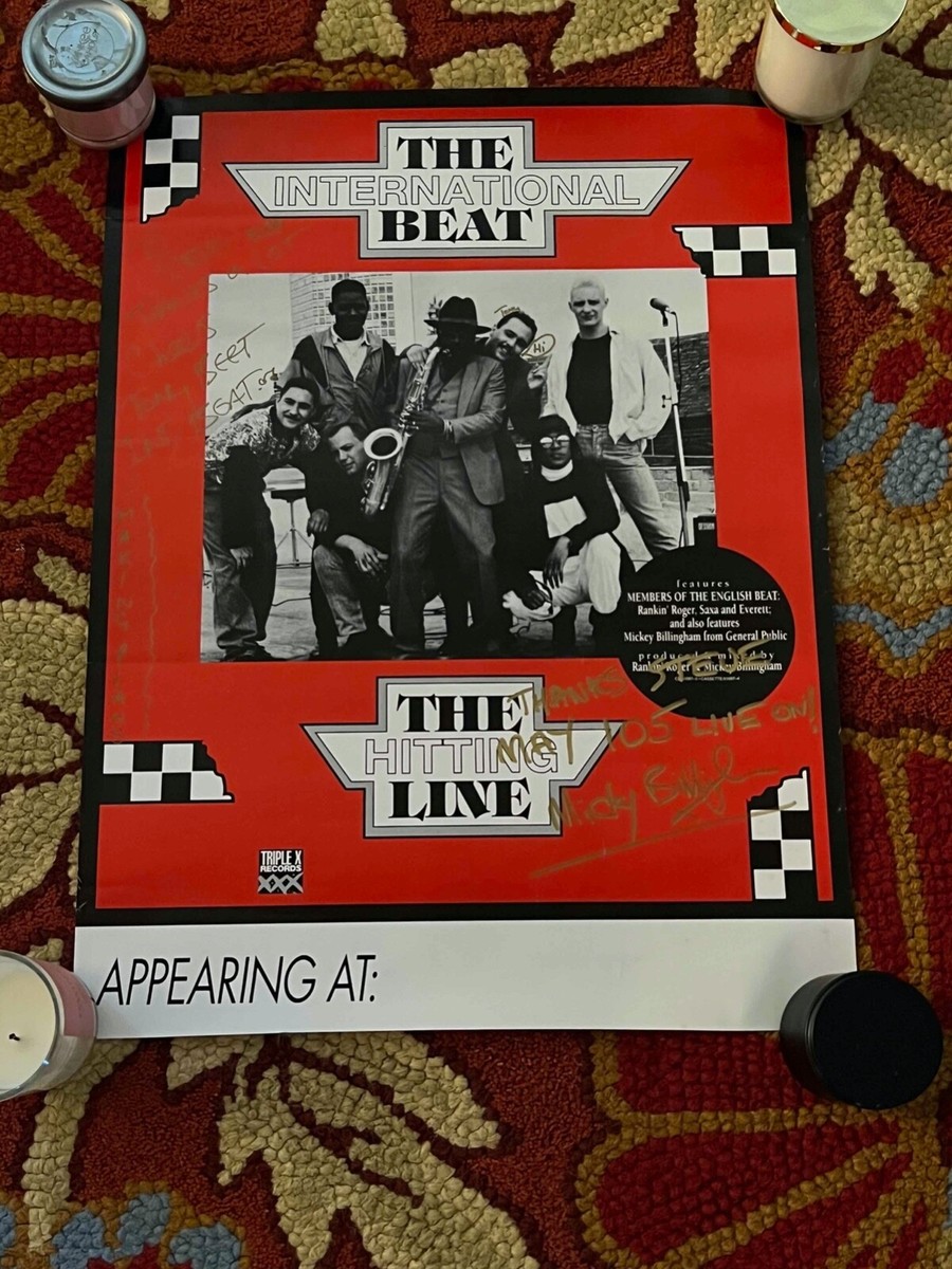 The Beat Promotional Poster signed Tony Beet & Mickey Billingham