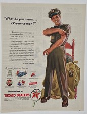 Original 1954 Texaco Ad: What Do You Mean Ex-Service Man?