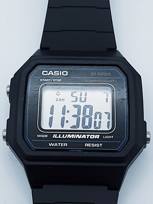 Vintage Casio Men's Wrist Watch W-217H NOS