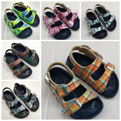 Birkis Aruba Sandale Fersenriemen Kinder Junge Mädchen gemustert Sandalen NEU