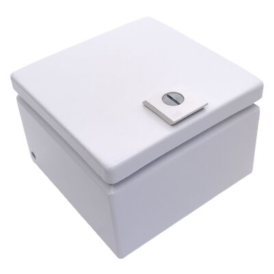 Rittal JB 8018098 Carbon Steel Junction Box Enclosure, 6x6x4in, 1.5mm Walls