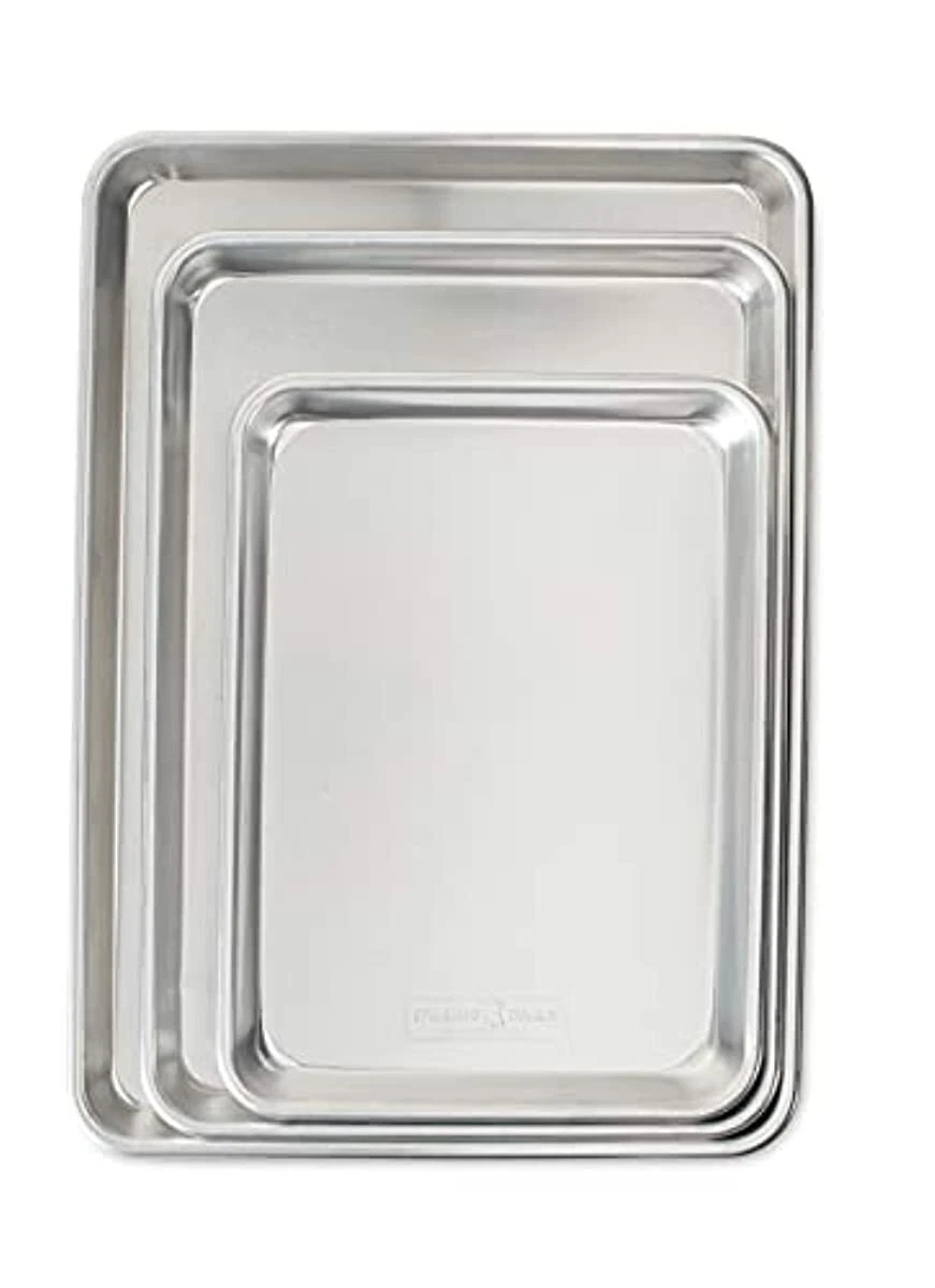 Nordic Bakeware 3 Piece Baker's Delight Set Kitchen Bake Baking Gifts, Aluminum