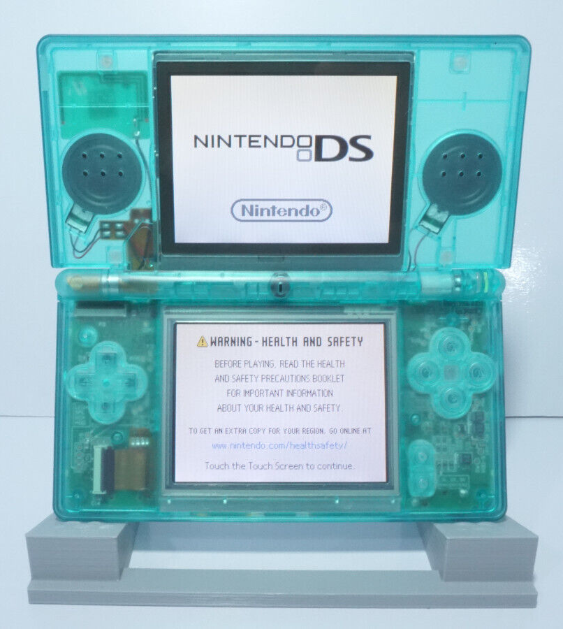 Nintendo DS Lite Transparent Clear Emerald Green Handheld System