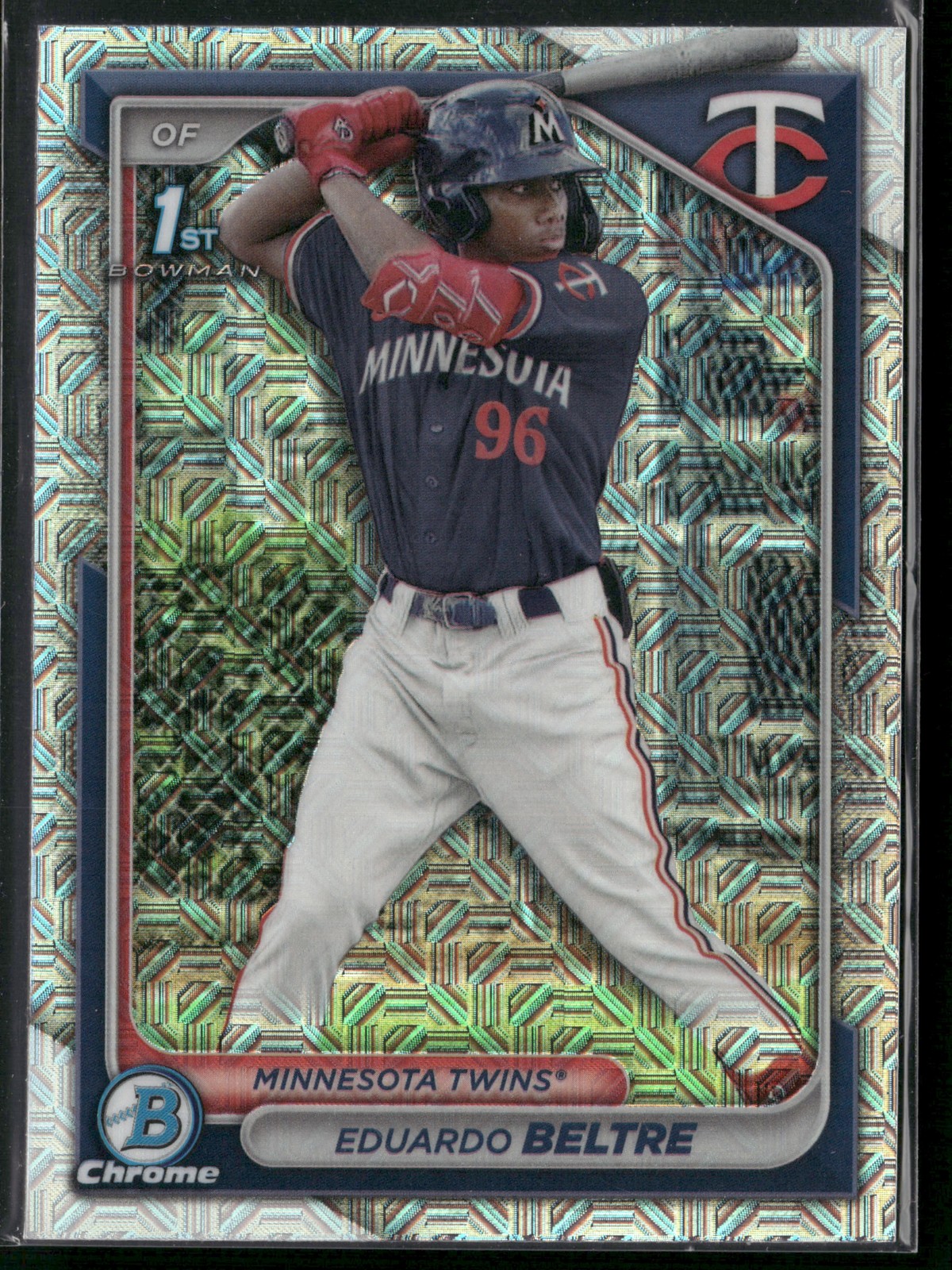 2024 Bowman Chrome #BCP-170 Eduardo Beltre Prospects Mojo Refractors