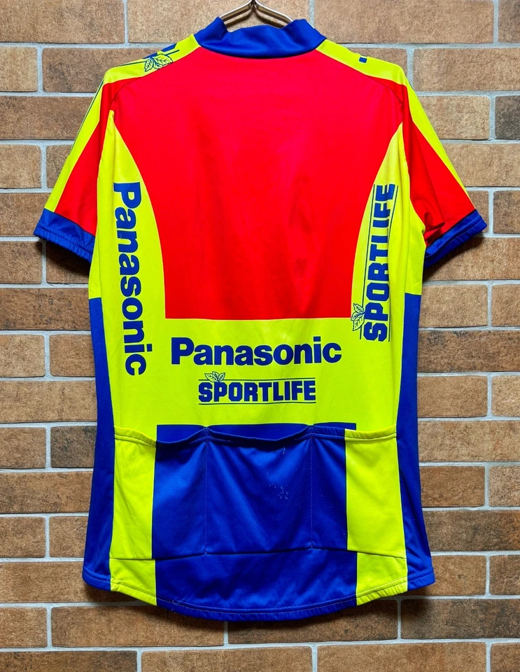 CAMISETA DE CICLISMO PANASONIC SPORTLIFE BIEMME SPORT 1990/1992 TALLA XXL 2XL Foto 4 de 4