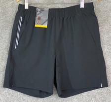 30 New Men's Member's Mark Work it Out Shorts Black Size: Med