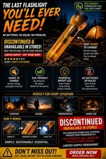 Environmental Flashlight Just Shake No Batteries Or Bulbs  Discontinued Product