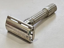 Vintage Gillette FatBoy Adjustable 195 DE Safety Razor E1 1959 - FREE SHIPPING!