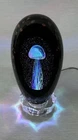 Vintage Murano Jellyfish Art Glass Paperweight Black with Aventurine Goldstone