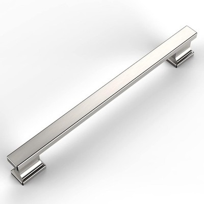 Amerdeco Brushed Satin Nickel Cabinet Pulls Handles 7'' Hole Centers 20 Pack