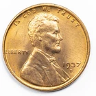 1937-D Lincoln Wheat Cent Uncirculated - Denver Mint
