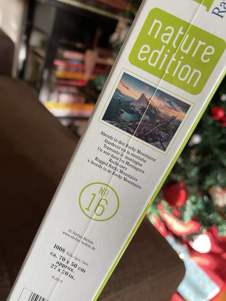 Puzzle Ravensburger 1000 Pezzi Nature Edition 16 Montagne Rocciose Idea Natale - Immagine 4 di 4