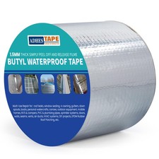 ADHES Extra Thick Butyl Tape 4 Inch x 16 Feet x 1.5mm   50 Thicker 4 inch