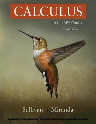 Calculus for the AP (R) Course 3rd Edition by Michael Sullivan (English) Hardcov