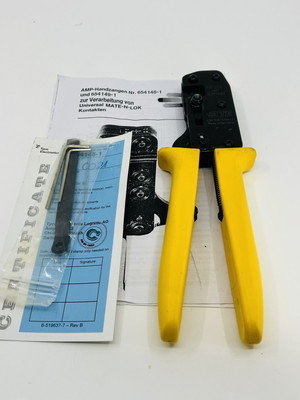 TE Connectivity Crimpzange 6541148-1  MATE-N-LOK   Top Zustand           (B27L)