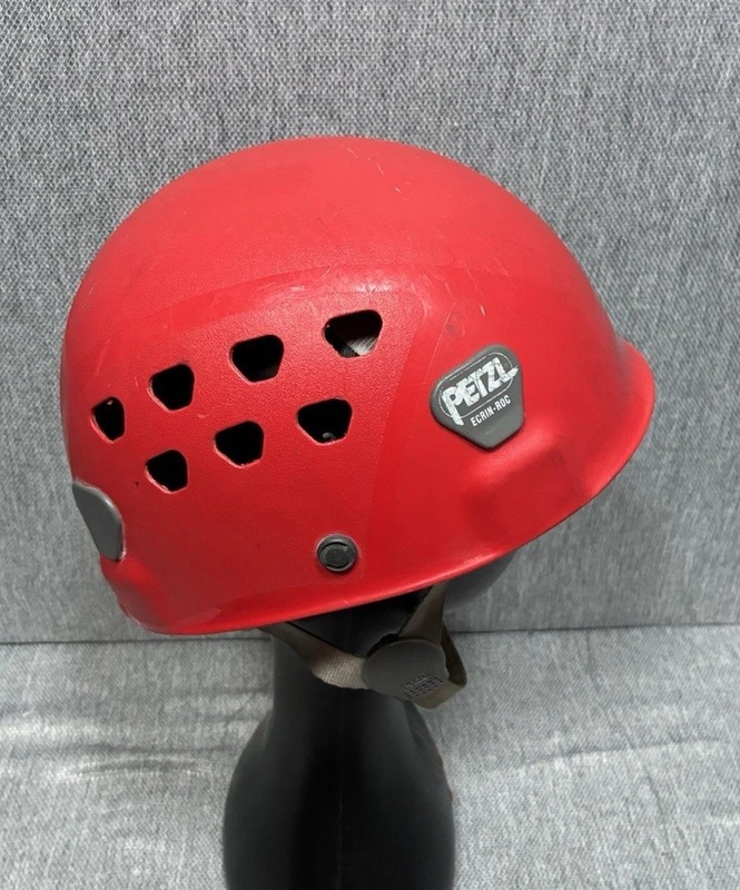 RARE PETZL ECRIN ROC - RED -Mountaineering Climbing Caving Helmet Sz.53-63 cm
