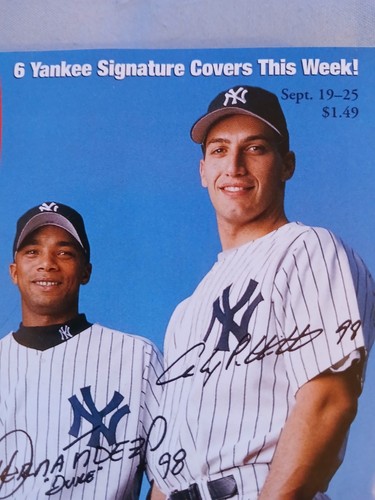 Yankees TV Guide The Greatest 6 Yankee Signature Covers 1998 And More - Picture 3 of 4