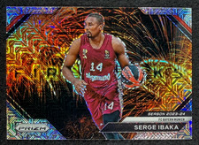 SERGE IBAKA 2023-24 Prizm EuroLeague Fireworks Mojo Prizm /25 BAYERN MUNICH