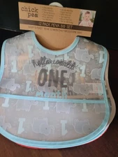Chick Pea 12 Pack Peva Bib Set   Baby's First Year   12 Monthly Milestone Bibs