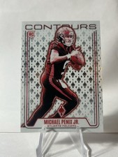 2024 Panini Phoenix - Contours Michael Penix Jr. #CON-MPJ (RC) (Atlanta Falcons)