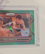 Panini 2023 Prizm UFC Raul Rosas Jr. Green Prizm Rookie #8 Sports Card