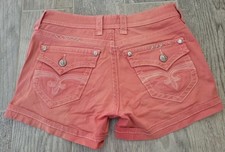 Rock Revival Jean Shorts Women s Size 29 Peach Pink