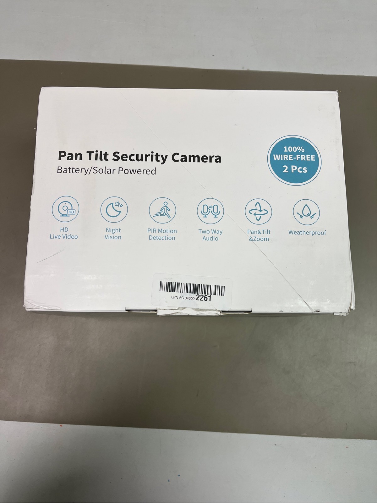 Security Cameras Wireless Outdoor, 2K Color Night Vision, Solar Camera Outdoor 3