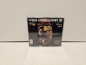 Wing Commander III Heart of the Tiger w/ Inserts Panasonic 3DO Complete Box CIB