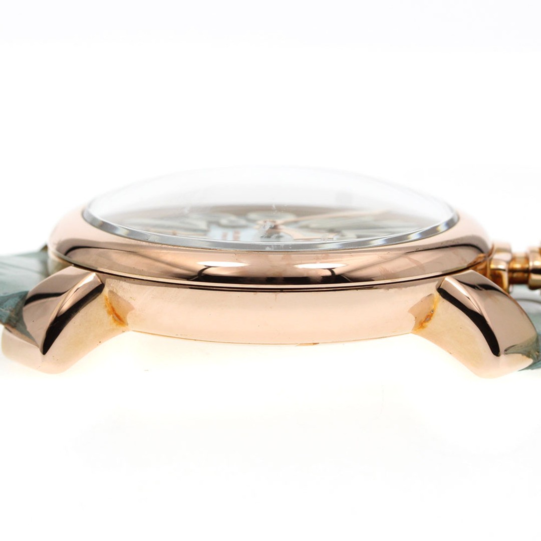 GaGa MILANO Ref 5011.03S Men’s Blue Dial Leather Watch Pre-owned From Japan image 6